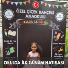 Okulda İlk Günüm Hatırası