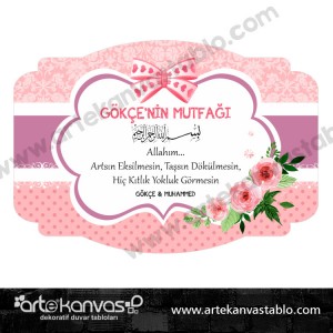 Kapı Süsü Mutfak 35x50 cm 0133K