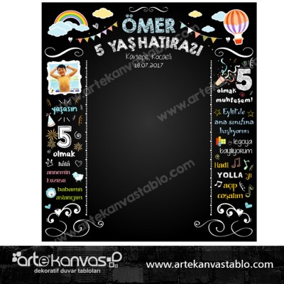 Doğum Günü Hatırası Branda Banner 180 cm x 200 cm