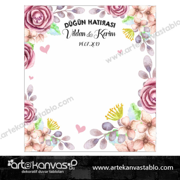 Düğün - Nişan Hatırası Branda Banner 180x200 cm