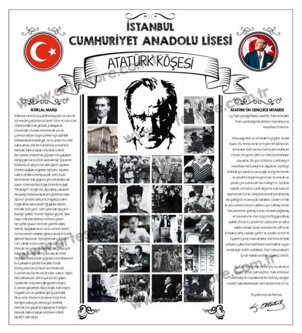 Atatürk Köşesi Branda Banner